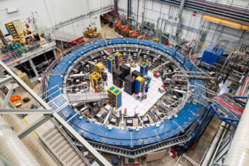 50-foot-diameter superconducting magnetic storage ring at fermilab for g-2 experiment