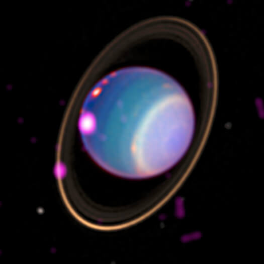 High Resolution Camera Composite X-ray Image of 2017 of Uranus