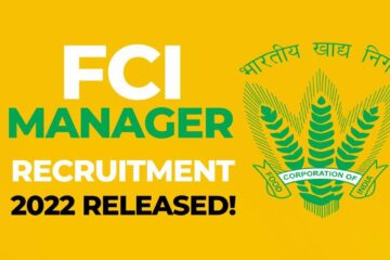 FCI Manager Recruitment 2022