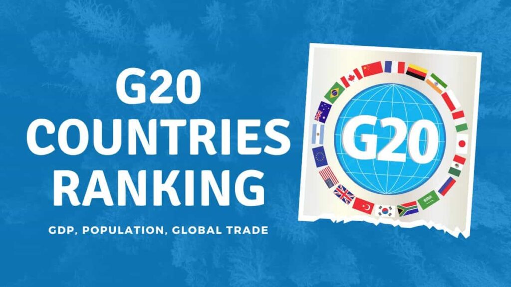 G20 Countries Ranking