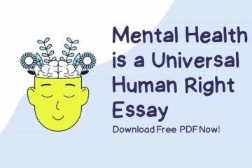 Mental Health is a Universal Human Right Essay
