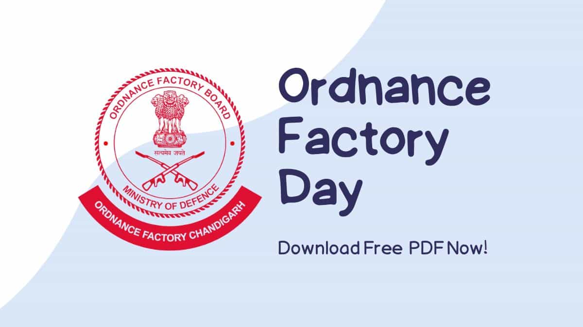 Ordnance Factory Day 2023 18th March Theme And History   Ordnance Factory Day 