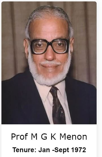 Prof M G K Menon