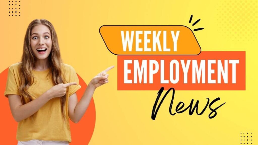 Weekly Employment News PDF