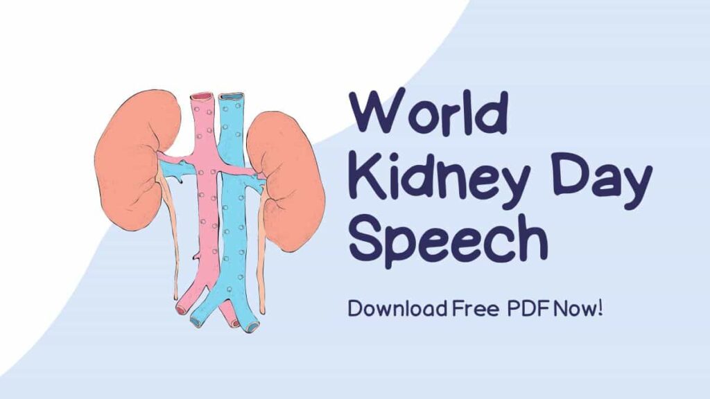 World Kidney Day Speech