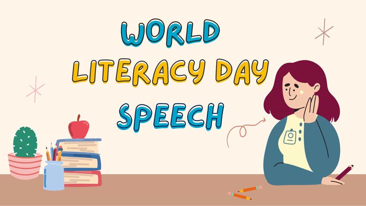 speech on world literacy day