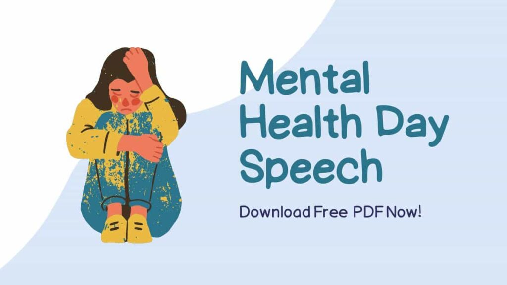 World Mental Health Day Speech