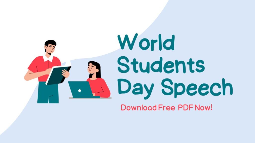 World Students Day Speech