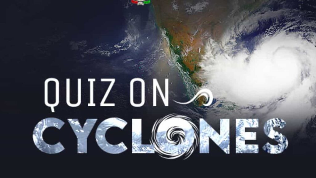 Quiz on Cyclones Answers