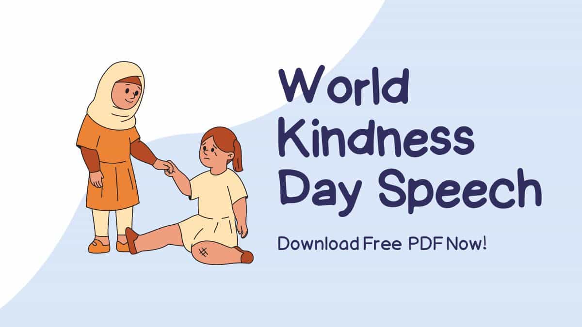 speech on world kindness day